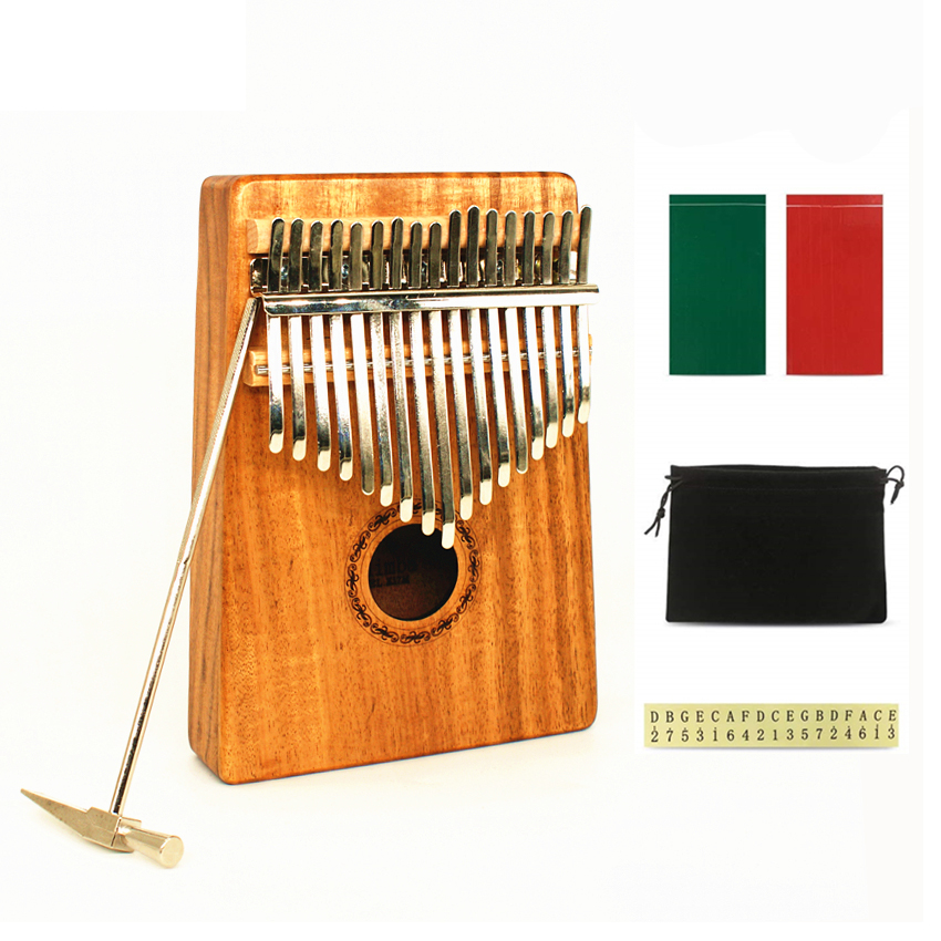 Musical Instrument Marimba - Kalimba JDR de 17 Teclas, Piano