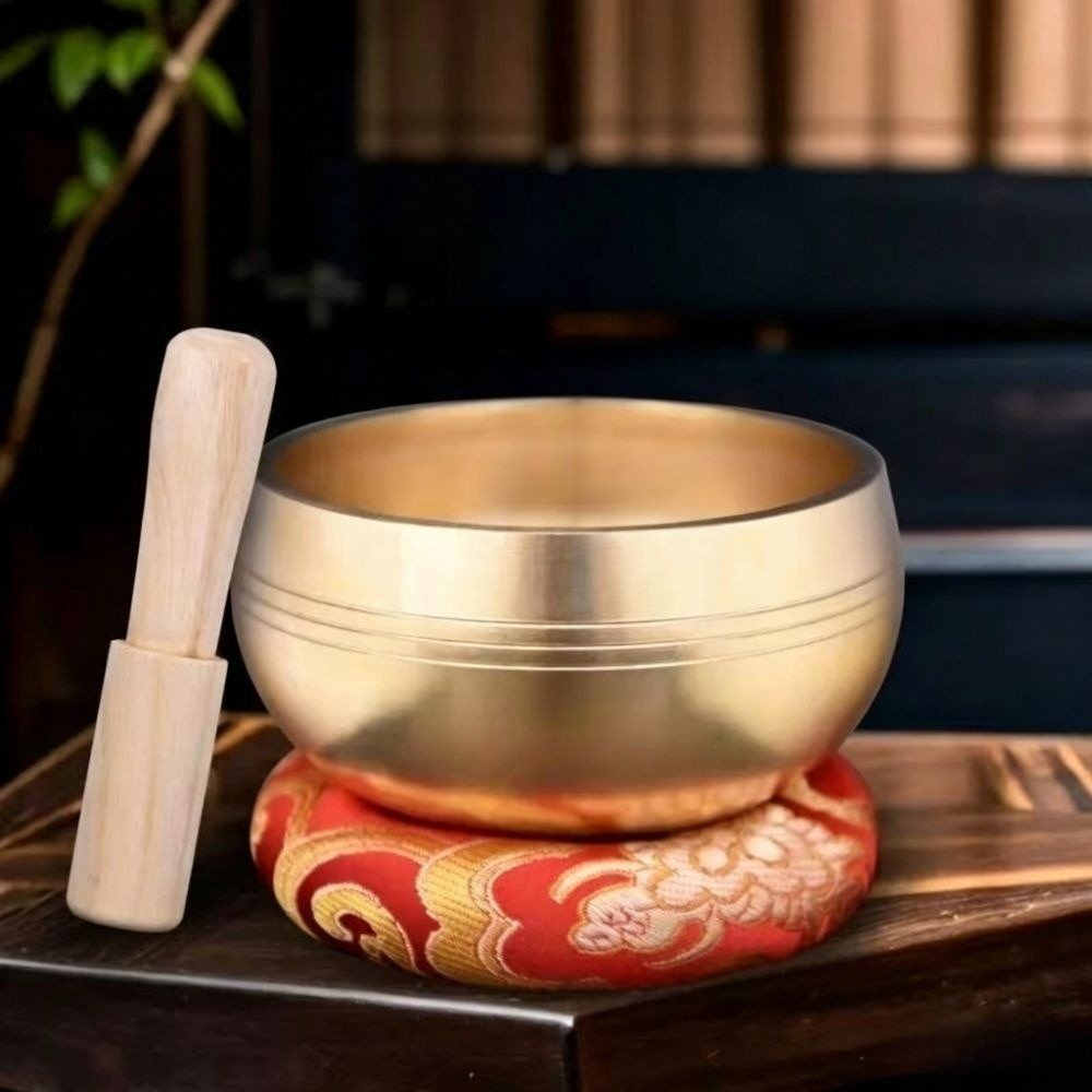 Tibetan Singing Bowl - Cuenco Tibetano Portátil Mini para Alivio