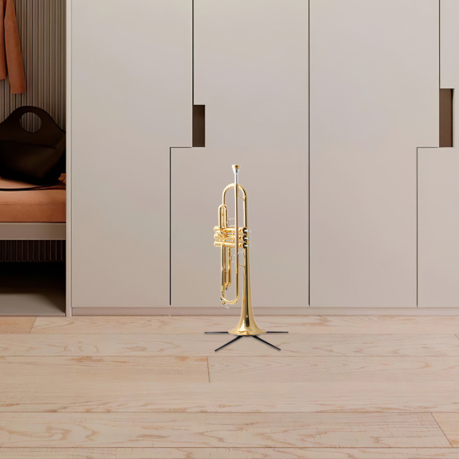 Musical Instrument Trumpet - Soporte de Trompeta Portátil Plegable de