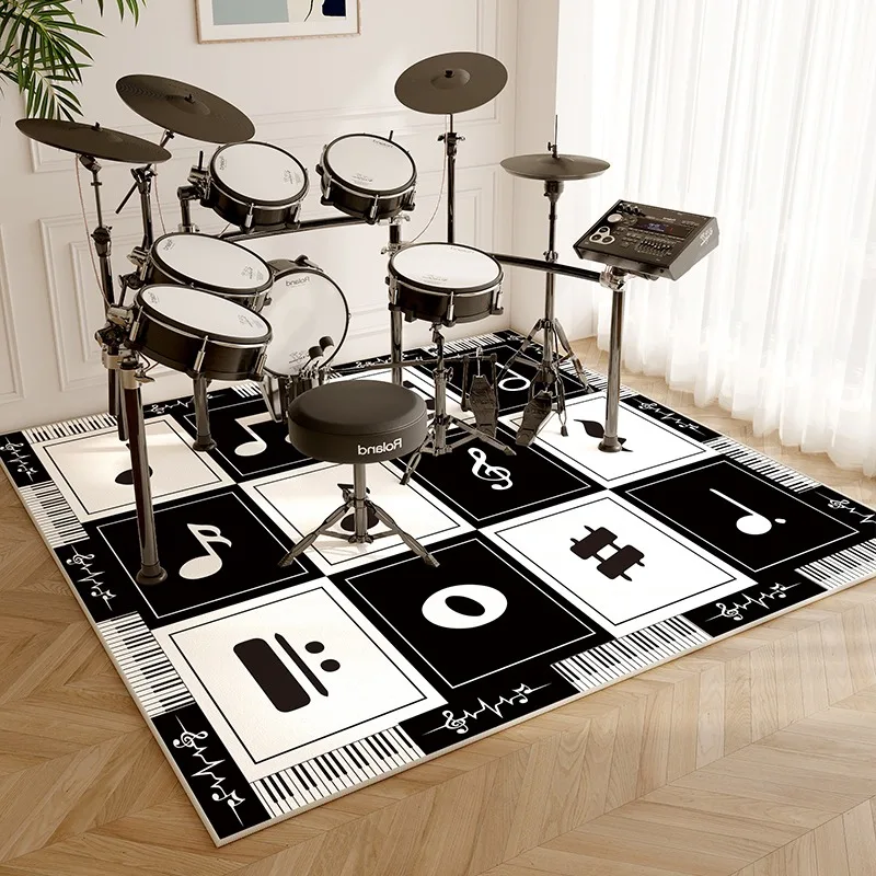 Musical Instruments Online - Alfombra de tambor antideslizante insonorizada, instrumentos