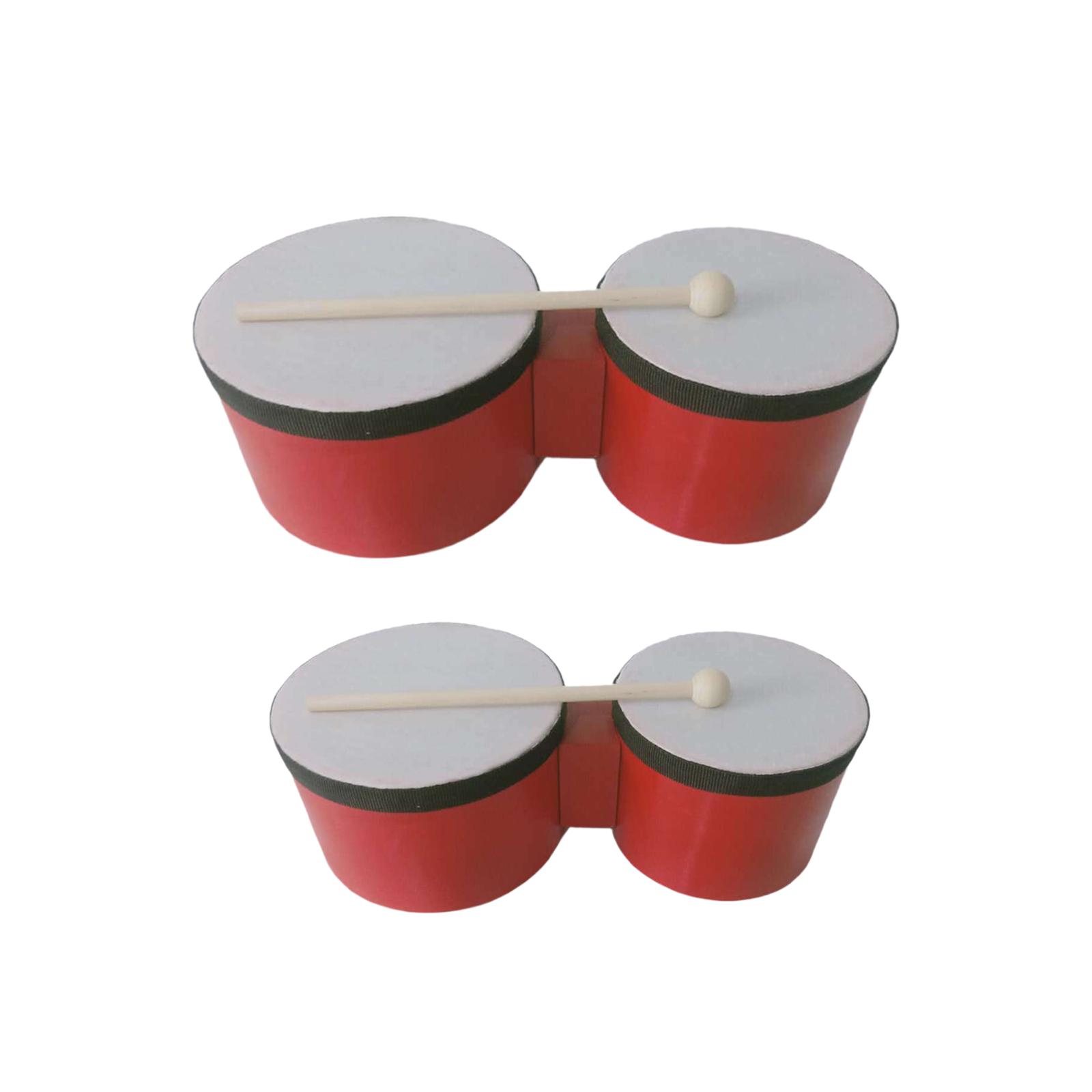Set de Percusión de Madera con - Bongo Drum Set reseña y precio