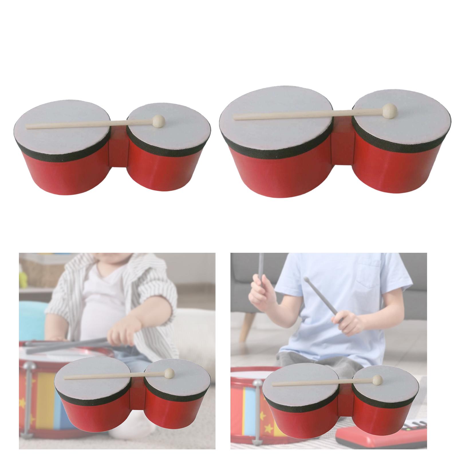 Set de Percusión de Madera con - Bongo Drum Set reseña y precio