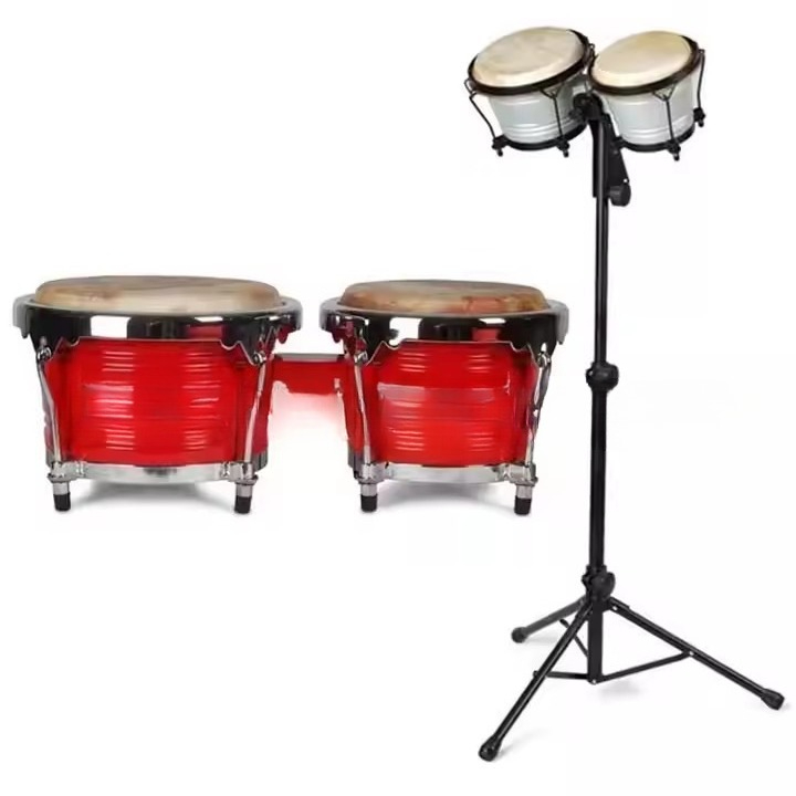 Pandero Bongo Profesional con  - Bongo Drum Set reseña y precio