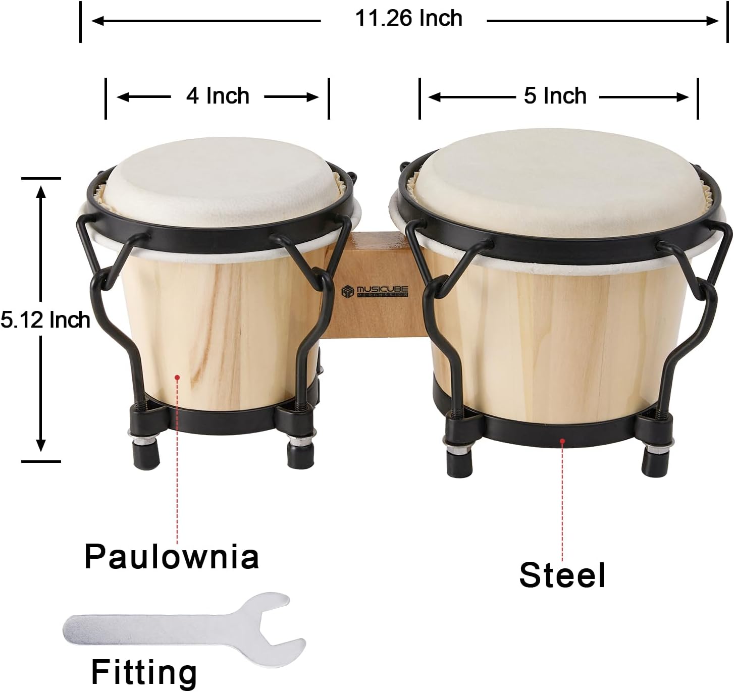 Precio al por mayor Calidad su - Bongo Drum Set reseña y precio