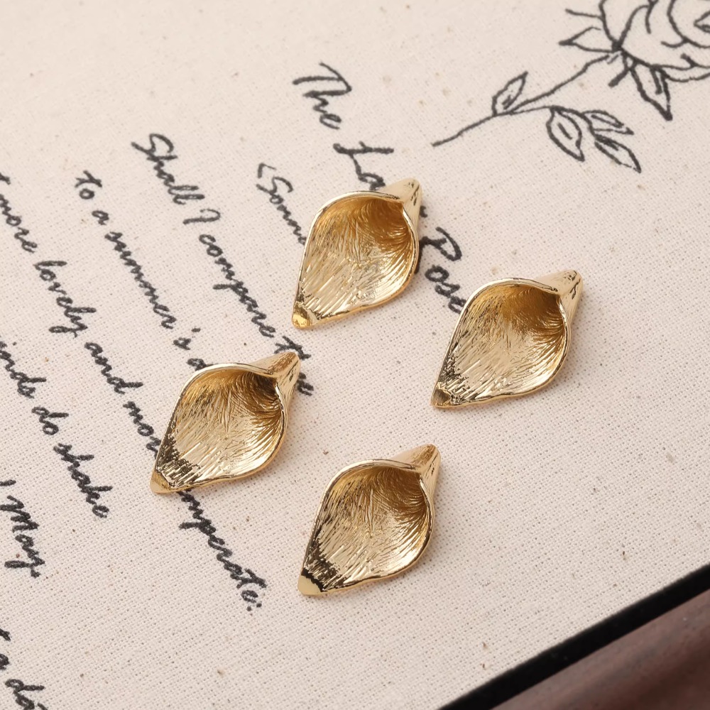 Pendientes con dijes de flores - Musical Instrument Trumpet reseña y precio