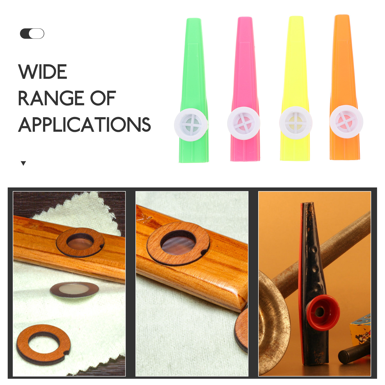 24 Kazoos de Plástico de Color - Musical Instrument I Play reseña y precio