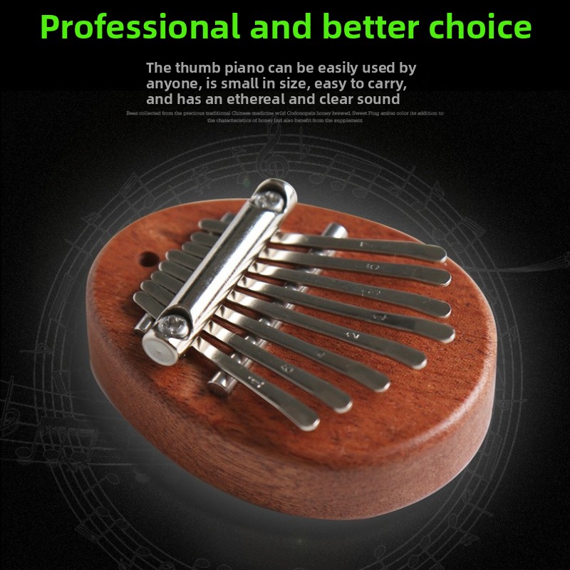 Mini Kalimba de Madera de 8 Te - Musical Instrument Marimba reseña y precio