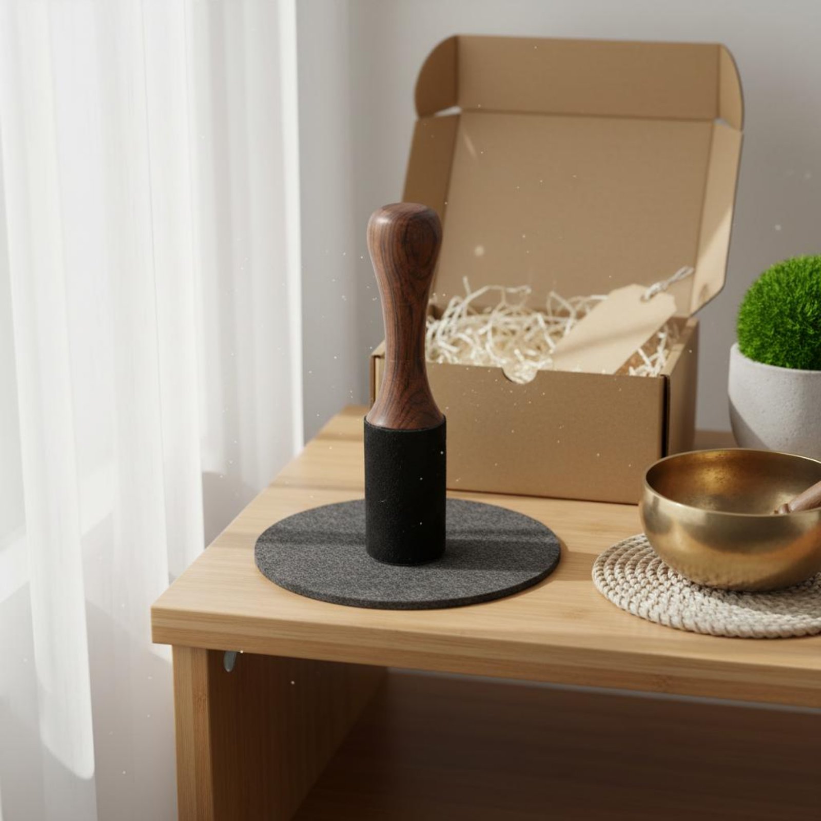 Mazo de madera resistente para - Tibetan Singing Bowl reseña y precio