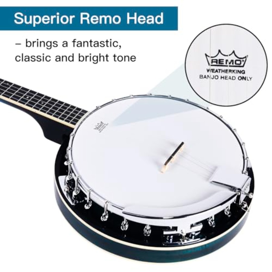 Banjo de 5 Cuerdas Tamaño Comp - Banjo 5 String Open reseña y precio