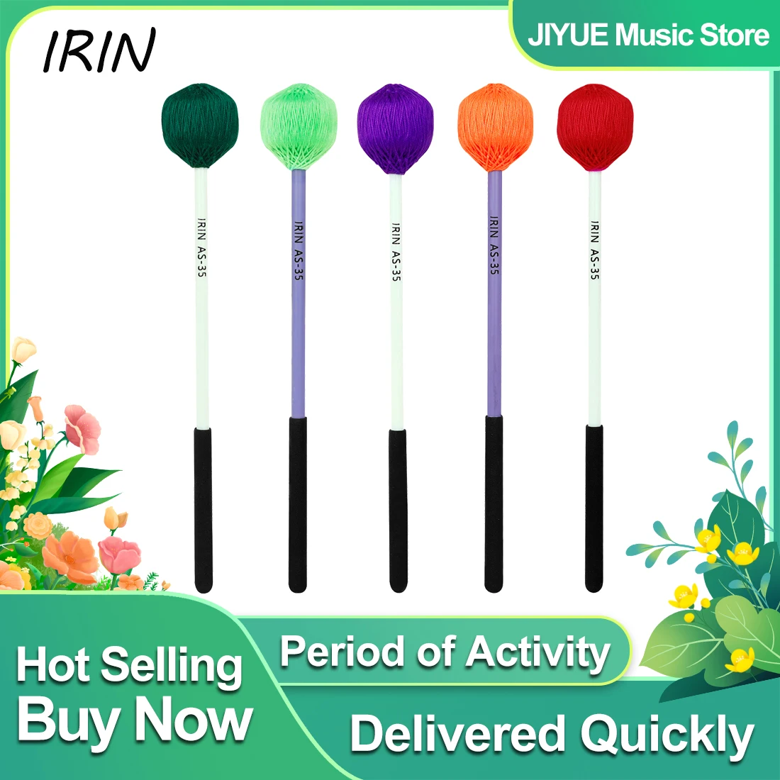 Baquetas IRIN para marimba, in - Musical Instrument Marimba reseña y precio
