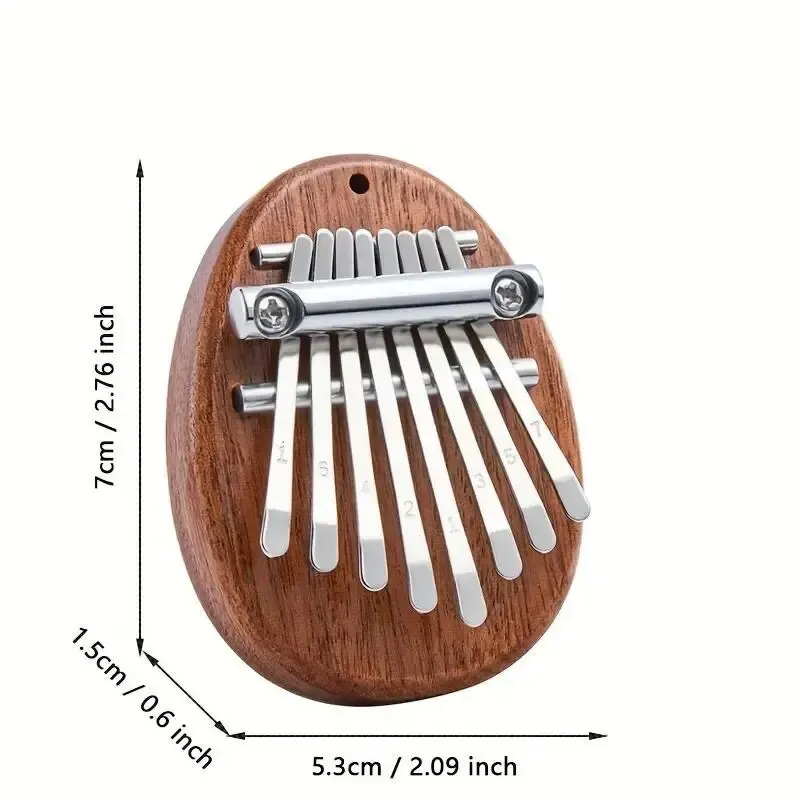 Mini Kalimba de madera de 8 te - Musical Instrument Marimba reseña y precio
