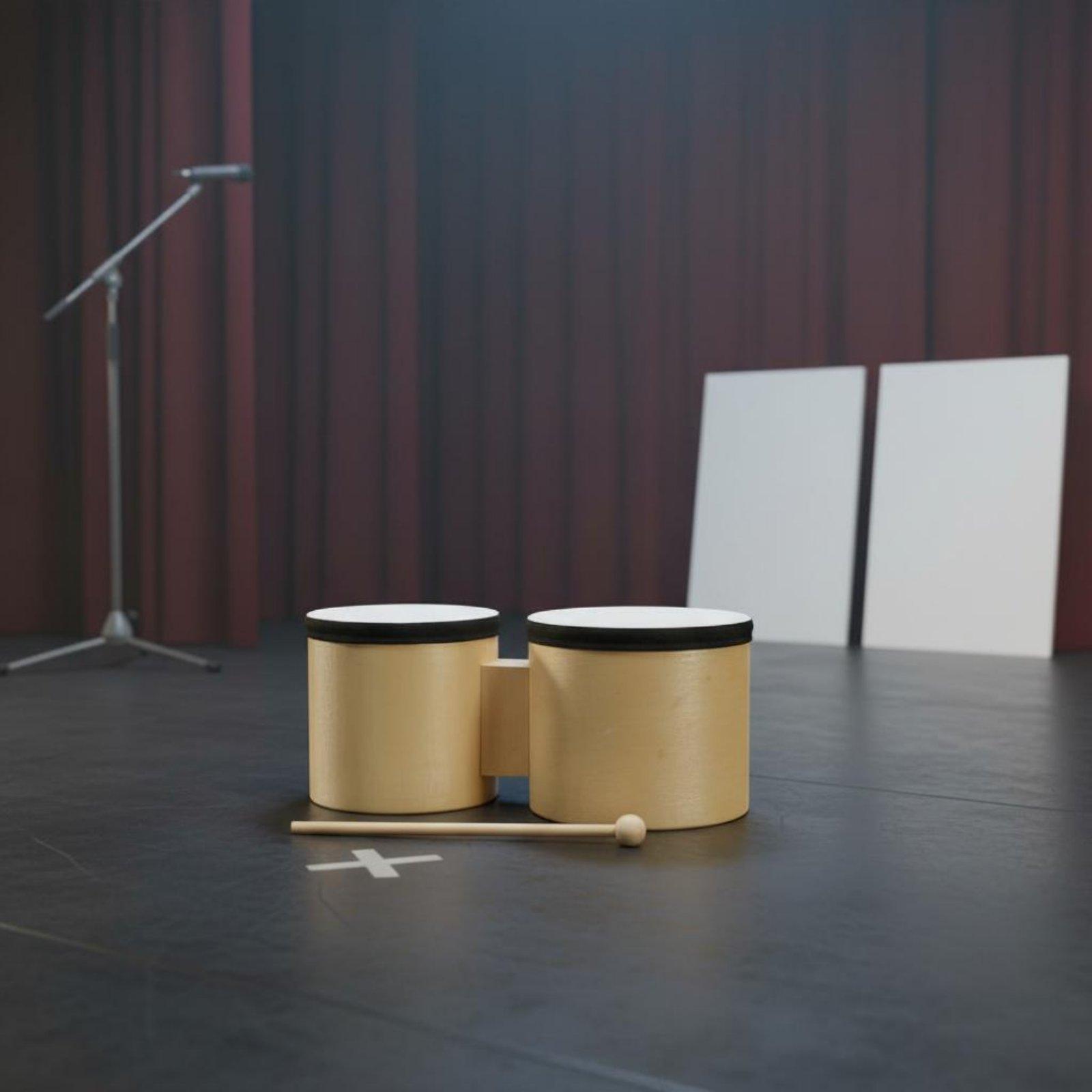 Juego de Bongos, Instrumento d - Bongo Drum Set reseña y precio